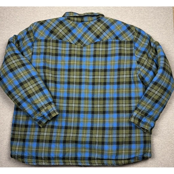 Ledgendary Whitetails sherpa lined flannel shacket mens 4XL tartan plaid - Picture 9 of 9